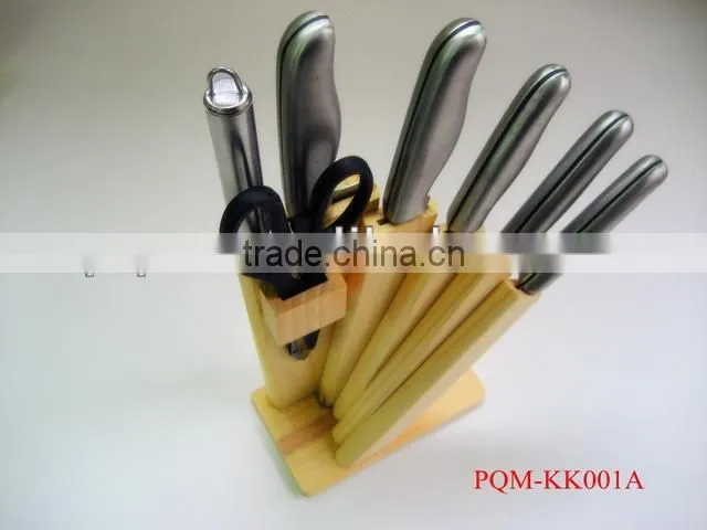 Senior durable 8 pieces stainless steel kitchen knife
