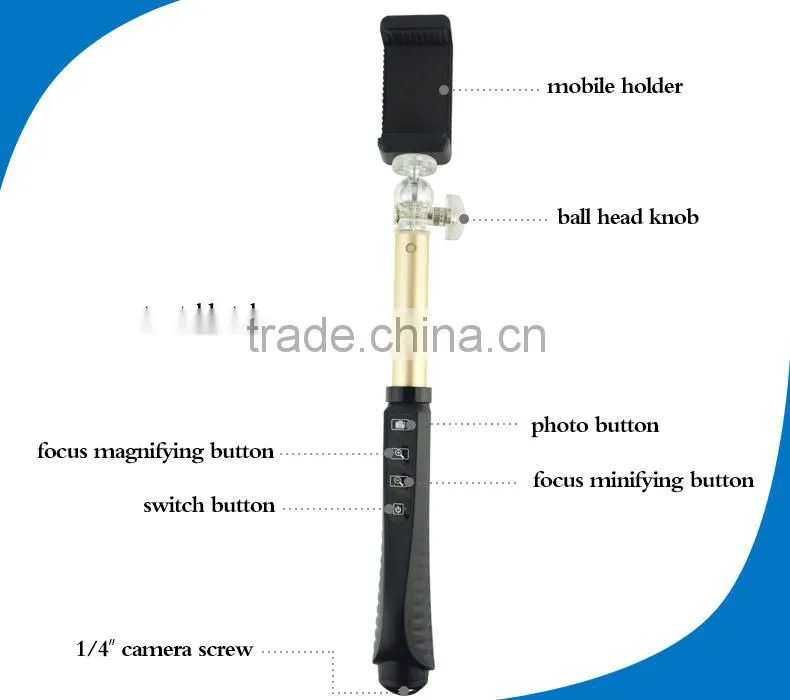 Most popular photo taking monopod with bluetooth