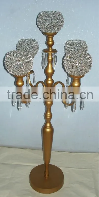 Cast Aluminum Aluminum Candle Stand for Home Decor & Wedding Decor, Candelabra