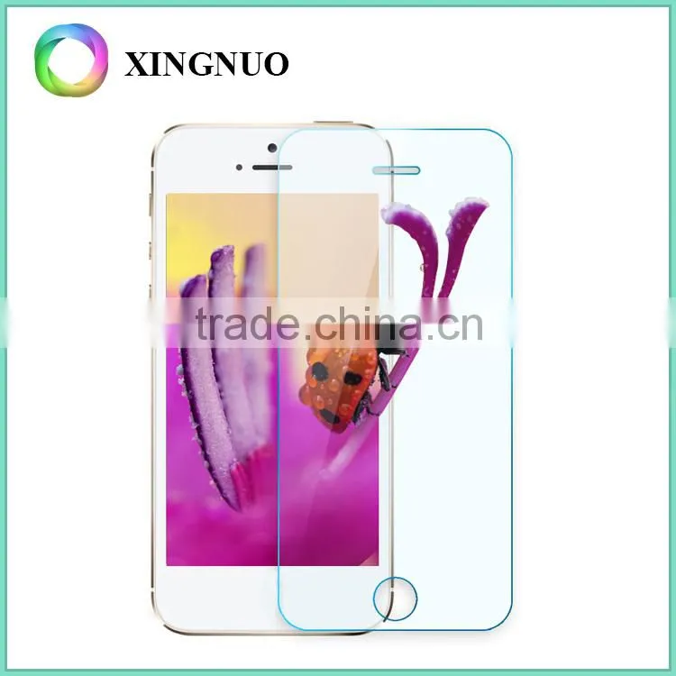 Wholesale 9H hardness 0.3mm tempered glass screen protector for iphone 5s