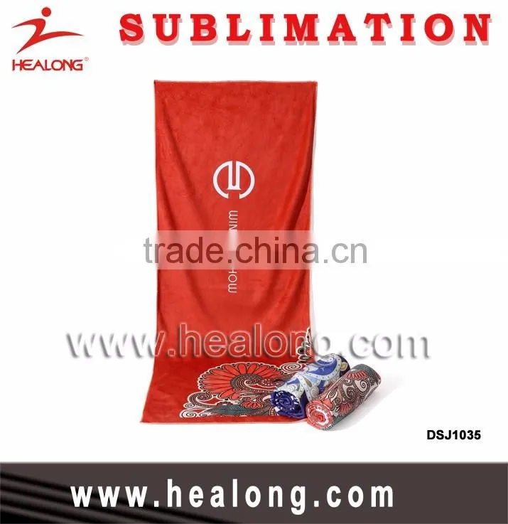 Hot Sale 100% Customized Sublimation Hand Gym Yoga Golf Sport Beach Bath Towel