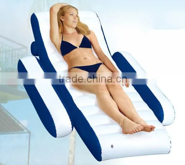 Swimming floating water mat, pvc inflatable beach rest mat