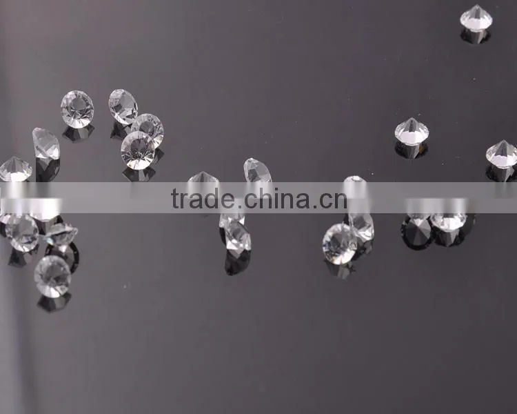 Diamond chaton point back rhinestone, unfoiled diamante confettie