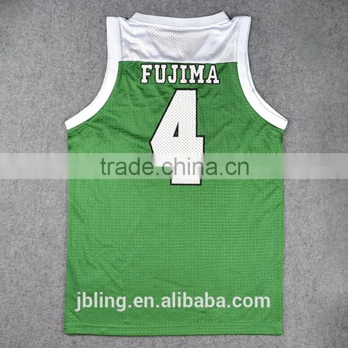 Custom Made Polyester Sublimated Basketball Uniform