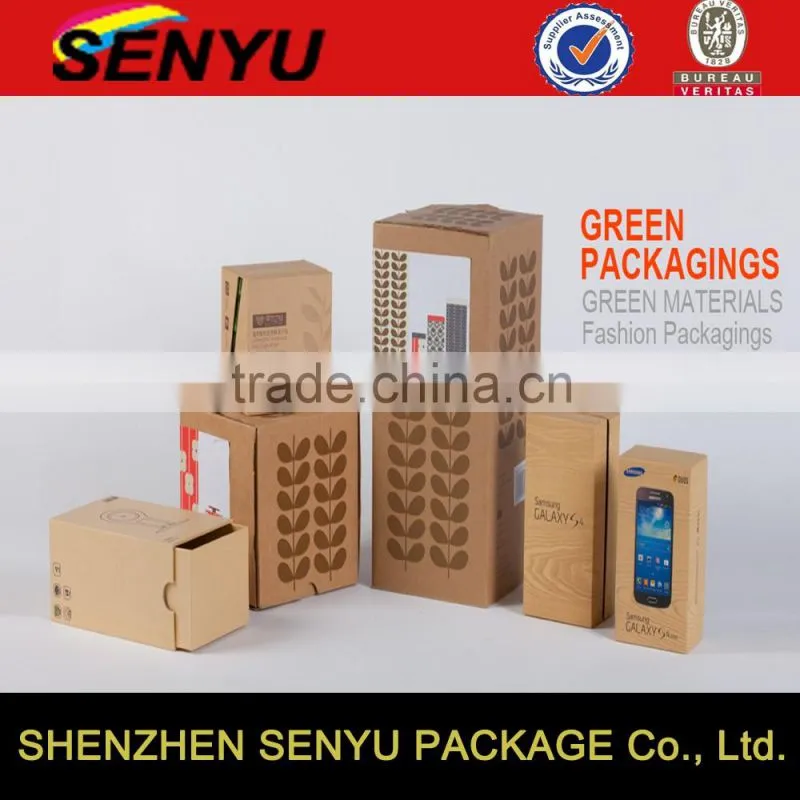 promotional square packaging boxes, corrugated paper cup box packaging