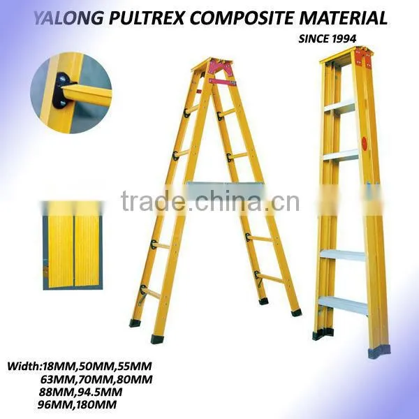Pultruded FRP Profie,Fiber Glass Channel,Anti-corrosion Work Platform Use