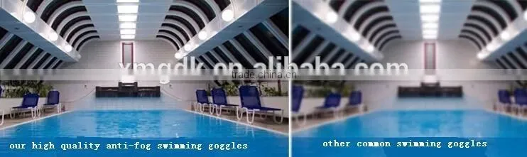 Excellent performance silicone anti fog swim mask goggles