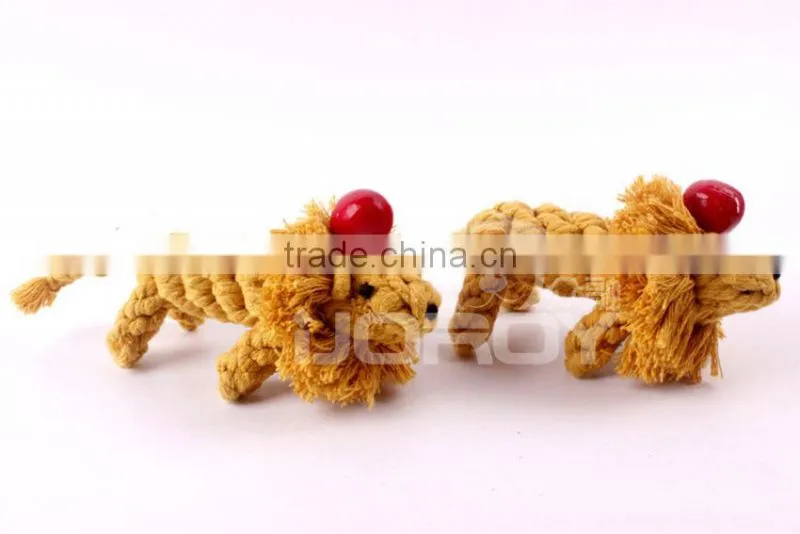 lion animal shape cotton pet toys for dog