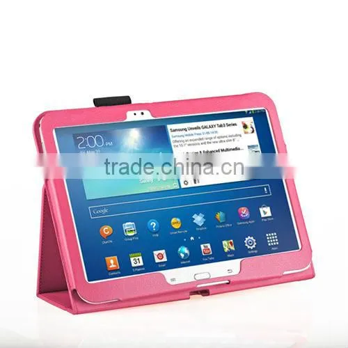 Green NEW flip leather case for Samsung GALAXY Tab 3 10.1 P5200