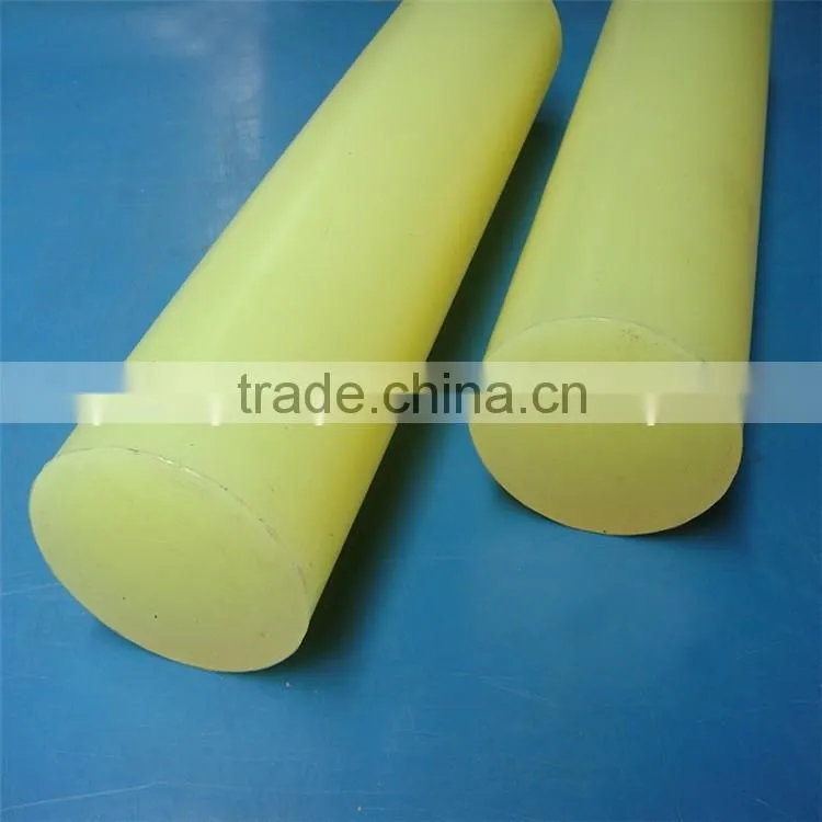 Plastic products supplier high impact wear resistant solid colored plastic polyurethane pu rod