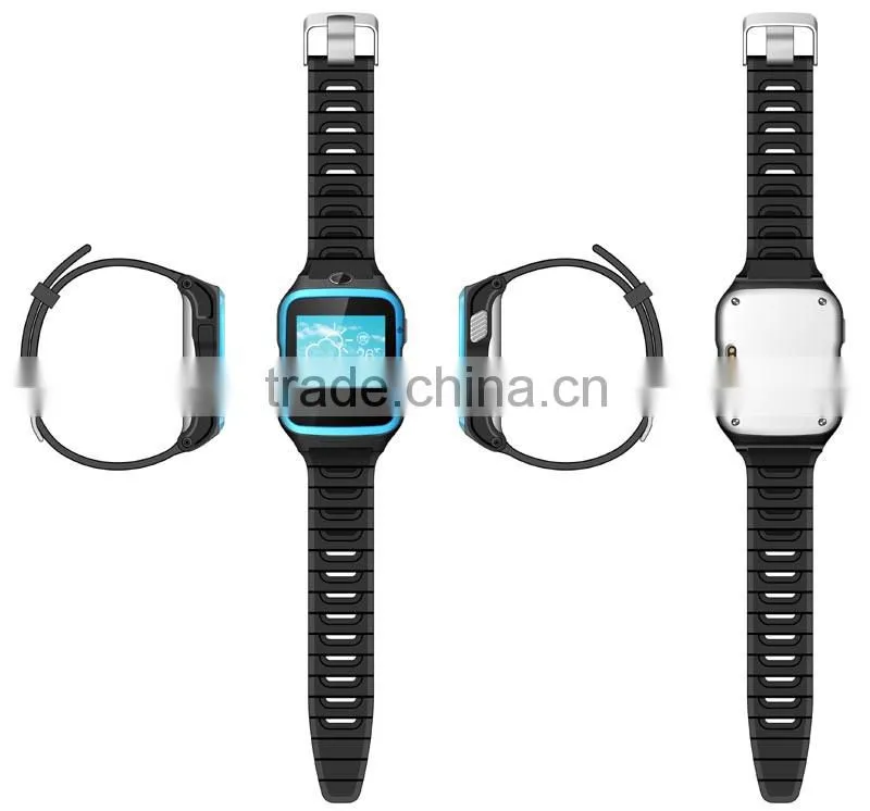 3G WCDMA Android V5.1 Smart Watch Phone Wifi Bluetooth Smartwatch GPS Sport Wristwatch 1.54" PWM Screen HD 2.0M Camera