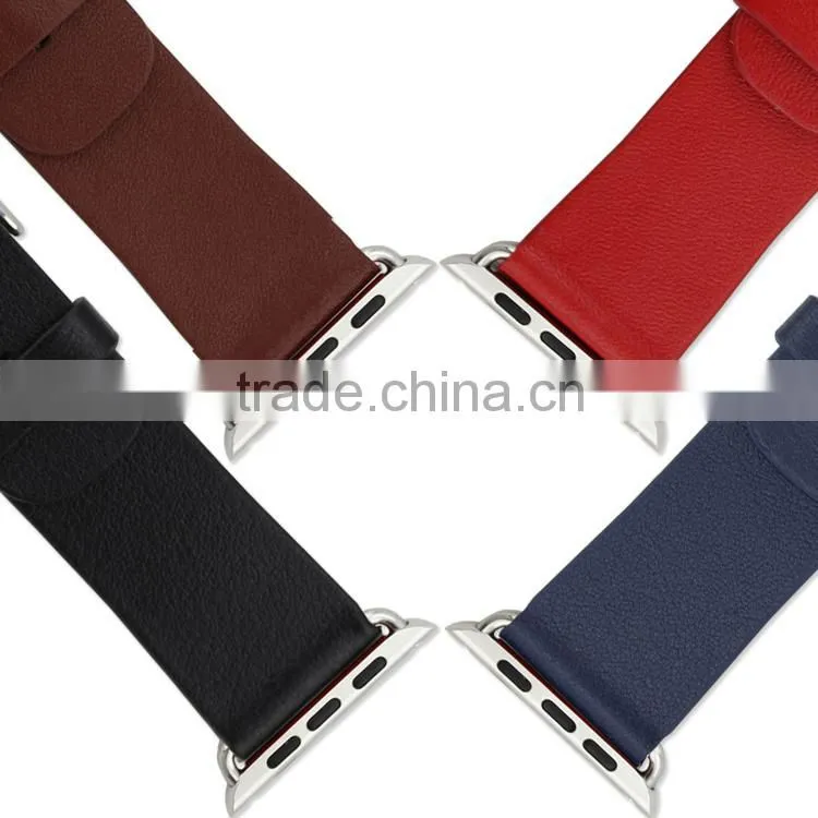 2015 Reyon real leather watch strap for Apple watch