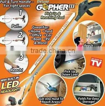 Picking Up Tool with LED Light,garbage Grabber,great for indoor or out