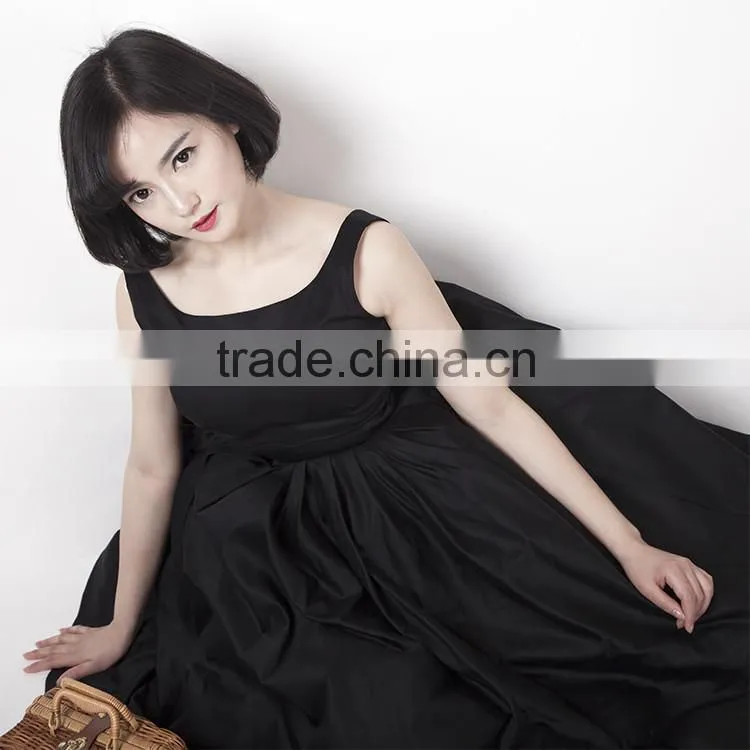 Women's vintage clothing cotton umbrella swing rockabilly dress