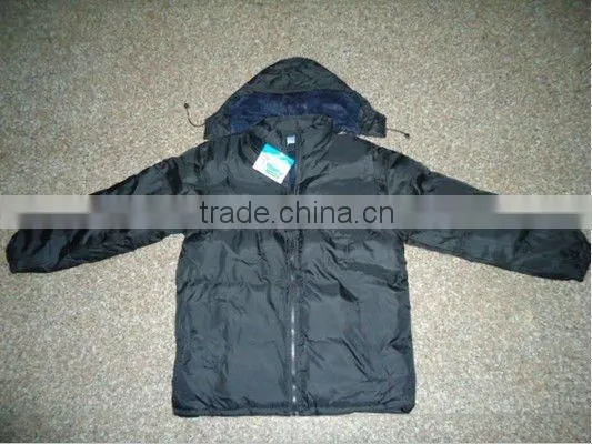 2013 new mens fashion padding winter jackets with pvc coating