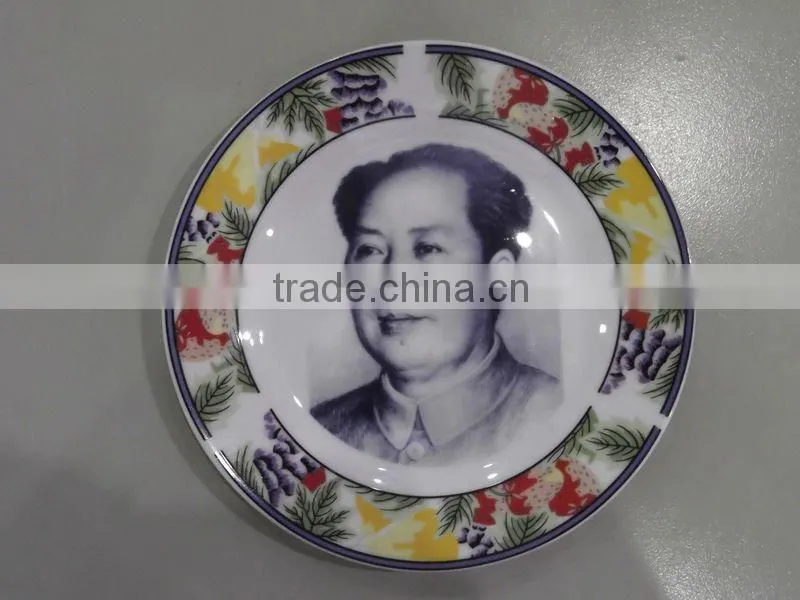 8 Inches Dia.Ceramic lace edge Sublimation plate