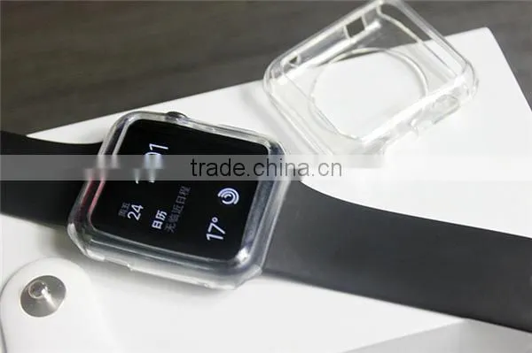 2015 Hot Selling Factory Buckle TPU Cover for Apple Watch With Band Adapter