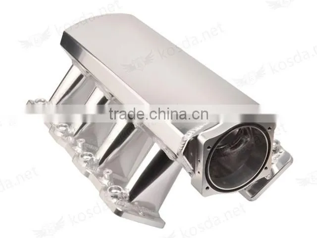 Car Parts Accessories LS1/LS2/LS6 Aluminum Billet Intake Manifold with Fuel Rail & Throttle Body 92mm/102mm Fabricated