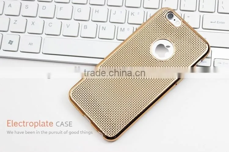 2016 summer wholesale luxury phone case popular TPU electroplating phone case for iPhone 5 se 6 6plus