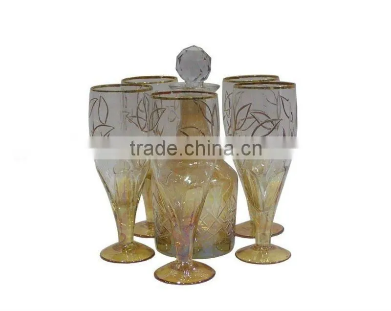 Clear Glass Wine Set