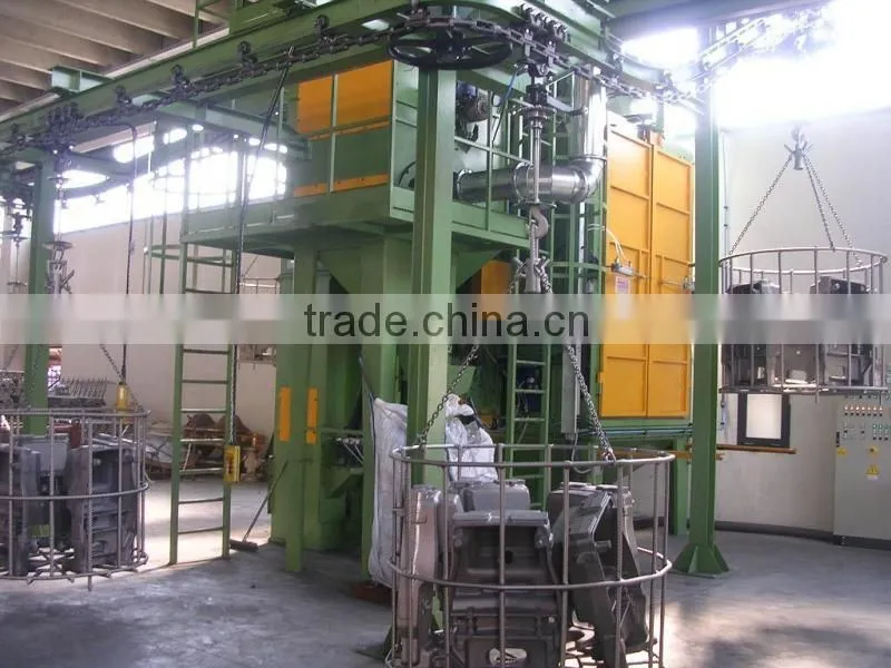 1hook chains type wheel blasting surface machine