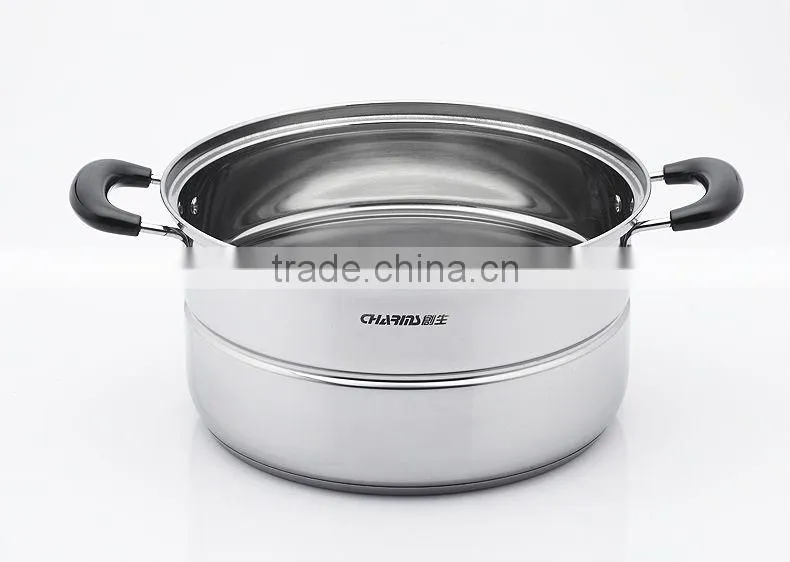 Charms double layer steamer pot CK03 CE FDA SGS