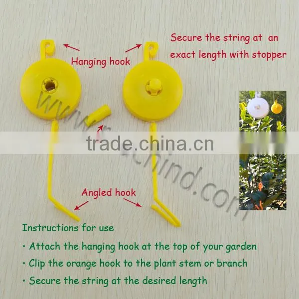 Hydroponic Indoor Grow Tent Self Tightening Plant Support Yoyo for Plant Grow