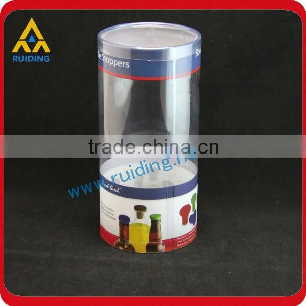 clamshell box for round tube packaging