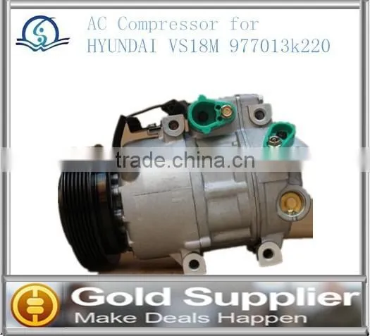 Brand New AC Compressor for HYUNDAI VS18M 977013k220 with high quality and low price.