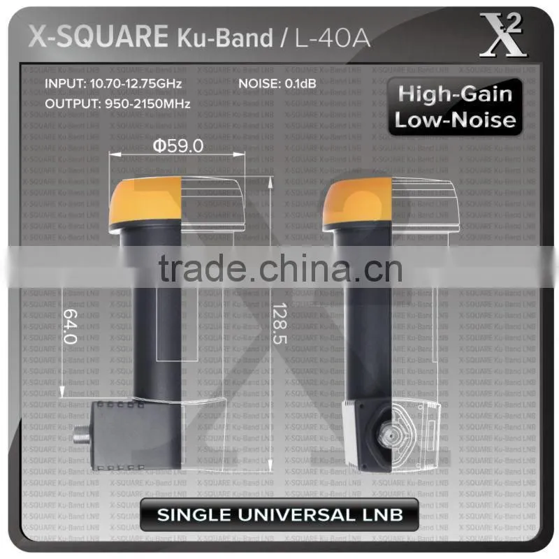 european standard Low noise fingure single LNB