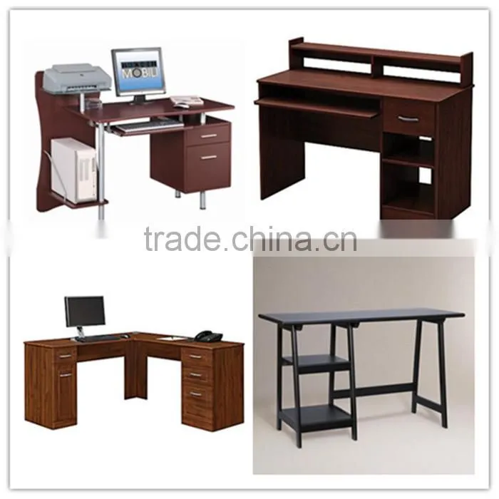 modern cheap wooden ergonomic computer desk