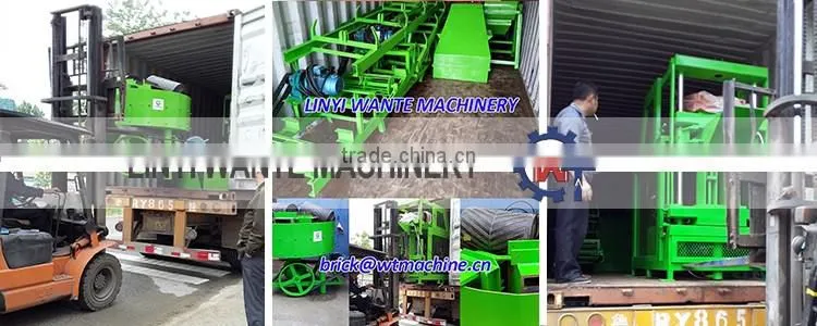 WANTE BRAND WT2-10 clay interlock brick making machine for making clay block