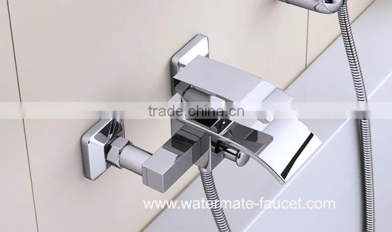 brass waterfall bath shower faucet