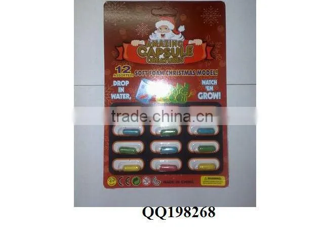 Fun amazing toy expandable capsule