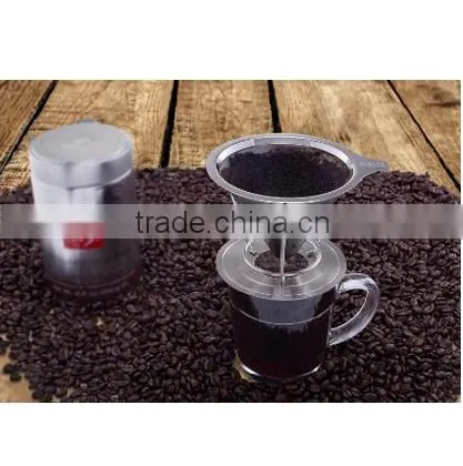 Pour over filter clever drippers 304 stainless steel metal coffee dripper