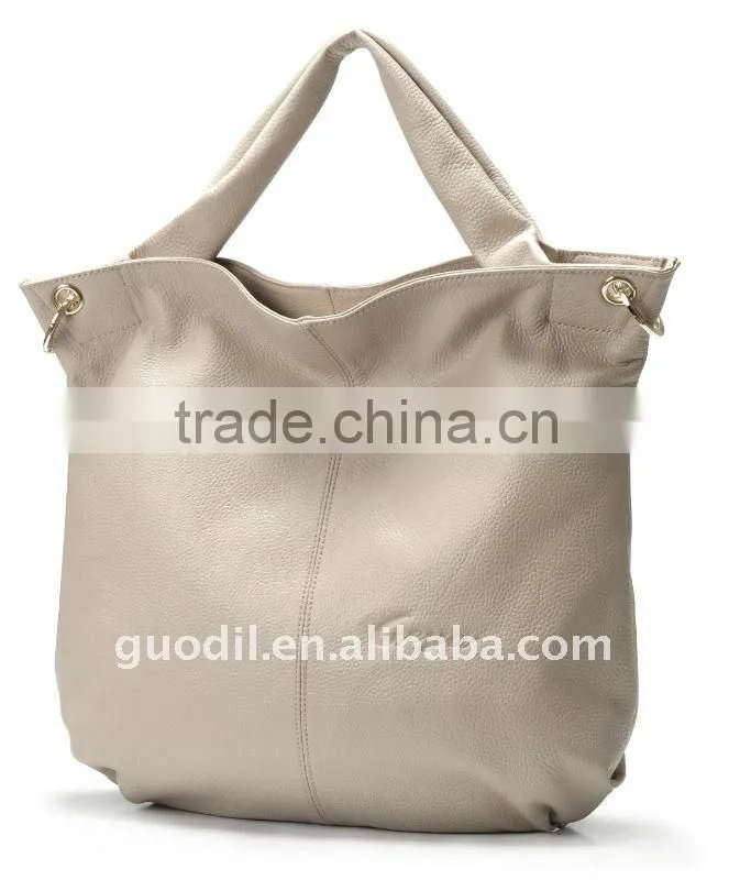 HOT SALES! 2012 China FASHION Stock Brand lady genuine leather handbags