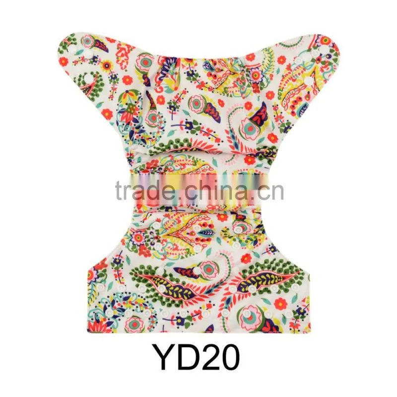 Alva New Animal and Plant Pattern Design Eco-friendly Cloth Baby Diaper Stock