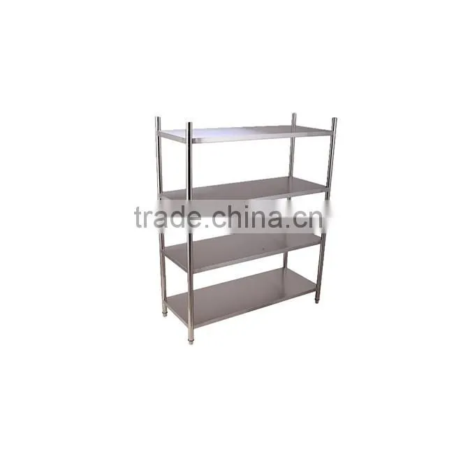 Metal shelving unit 4 tiers kitchen stainless steel storage shelve