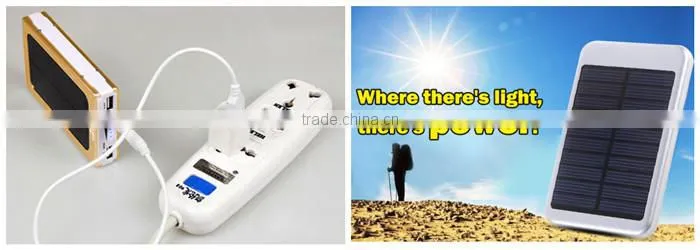 10000mah portable solar power charger power bank os solar panel