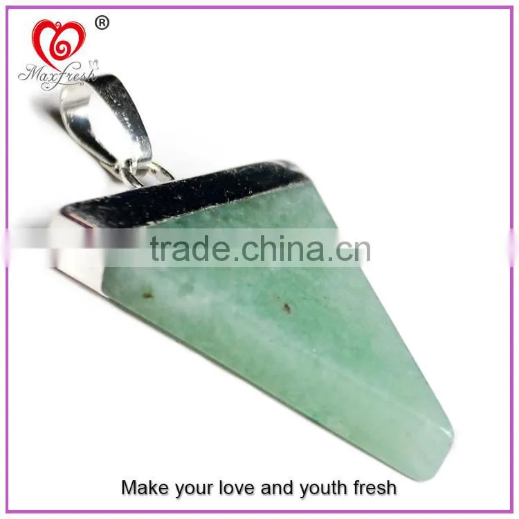 Natural Quartz Different Kinds Crystal Point Pendant for Necklace Natural Crystal Stone Pendant Design Mixed Triangle Stone