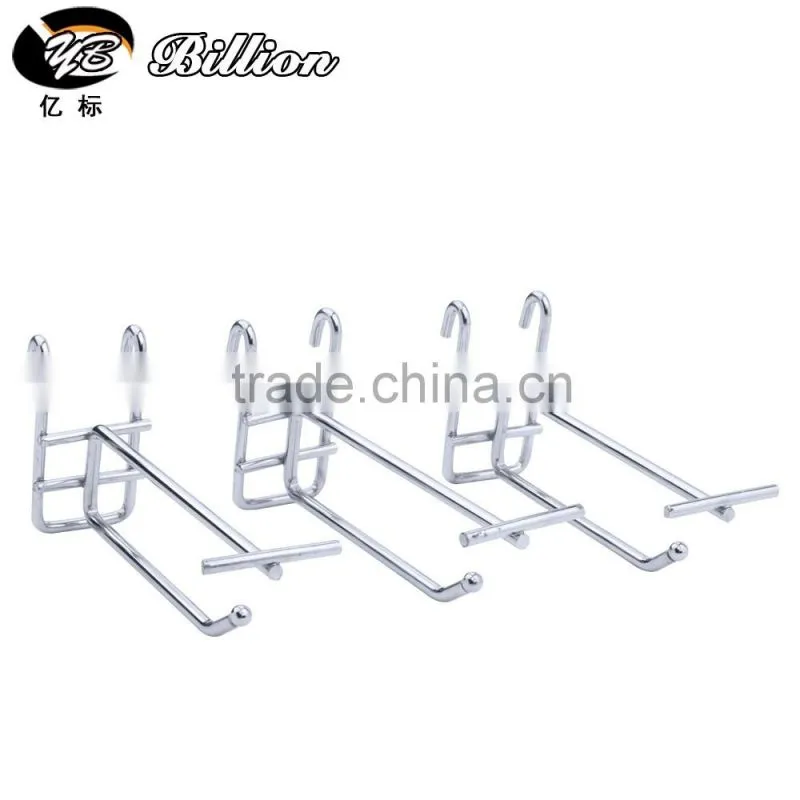 Metal Chrome Display Hook S Shape Hanging Tube Hooks