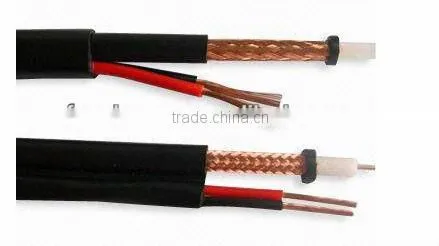 RG59 +2c coaxial cable with CE, RoHS,China manufacturer