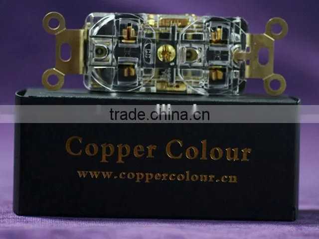 CC126OCC OCC Pure Gold Plated AC Power Receptacles