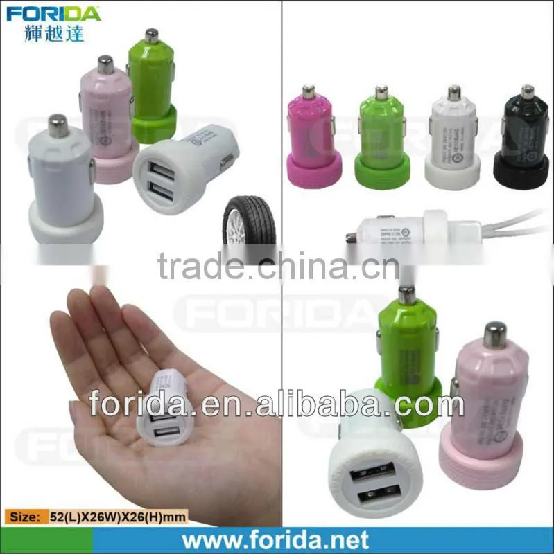 Fashion tyre shape 5V 3.1A dual port usb car charger
