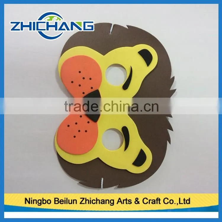 Factory Direct Saledifferent colors foam wild animal masks , hallween eva foam animal mask , eva animal masks