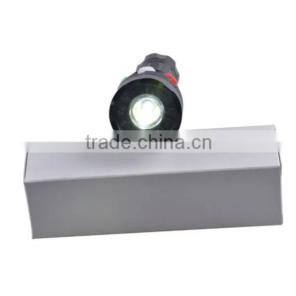 Rechargeable Signal LED Flashlight / Traffic LED Flashlight Rechargeable With Clip