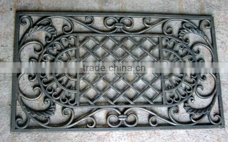 ourdoor decorative doormat cast iron