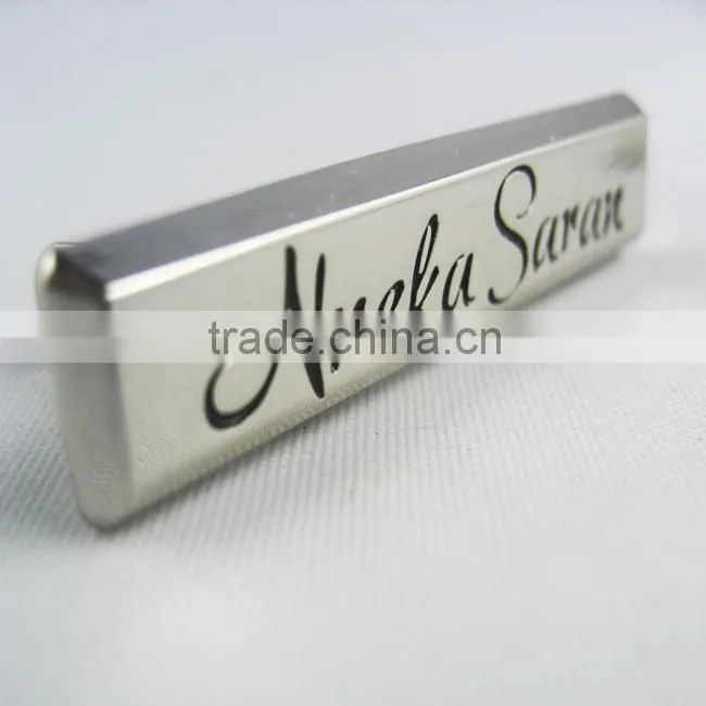 custom metal logo for handbags