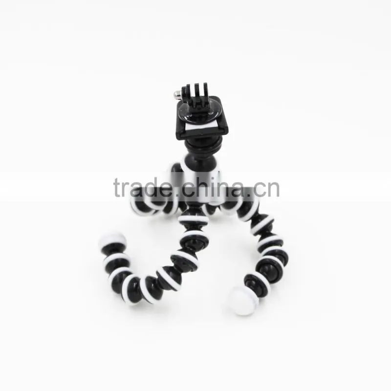 New Bendable Tripod Stand with Adapter for Go Pro cameras and SJ4000 and SJ5000