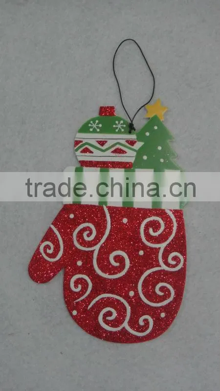 Christmas sock hanging ornament,X'mas pedent